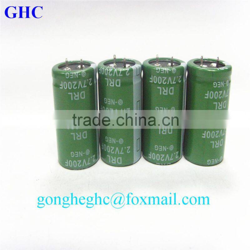 200f 2.7v ultra capacitor