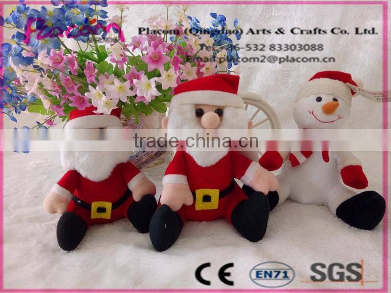 2016 Fashion cute plush toy Chirstmas Santa Claus stuffed toy