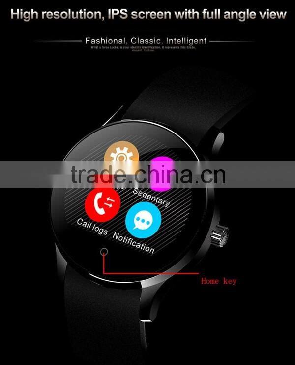 Support IOS and Android Bluetooth Smart Watch K88S Intelligent Smart Wrist Watch Phone with Heart Rate