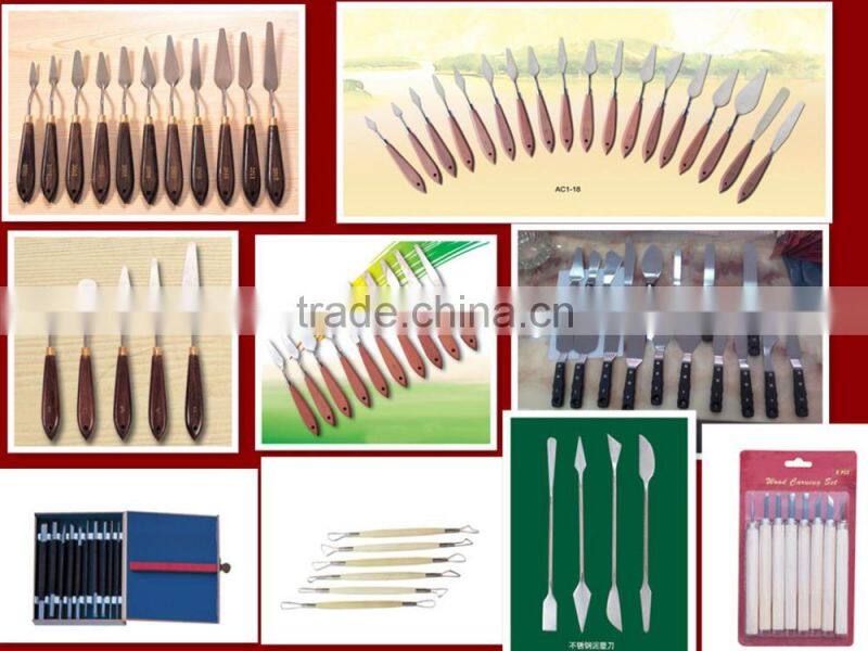 9 pieces set palette knife for artist