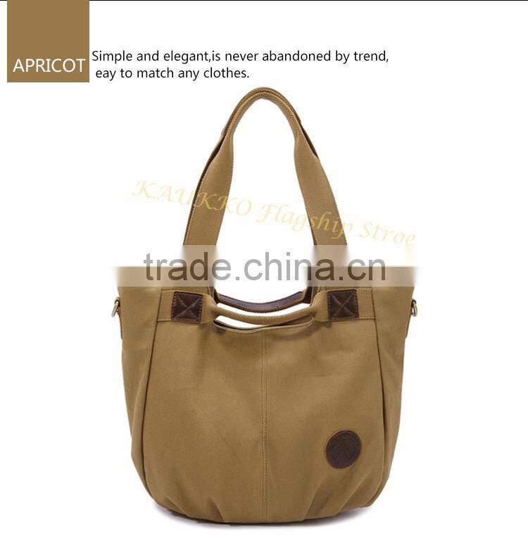 Nice Lady Handbag Women Shoulder Bag Fashion Pattern Shoulder Bag Canvas Wholesale Tote Bag Fashion Handbag 3 Colors