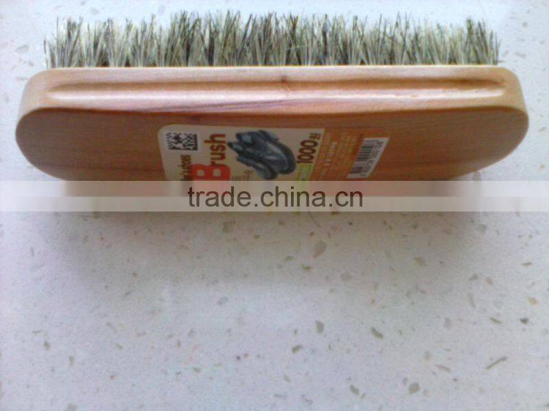 Maple wood shoe brushes