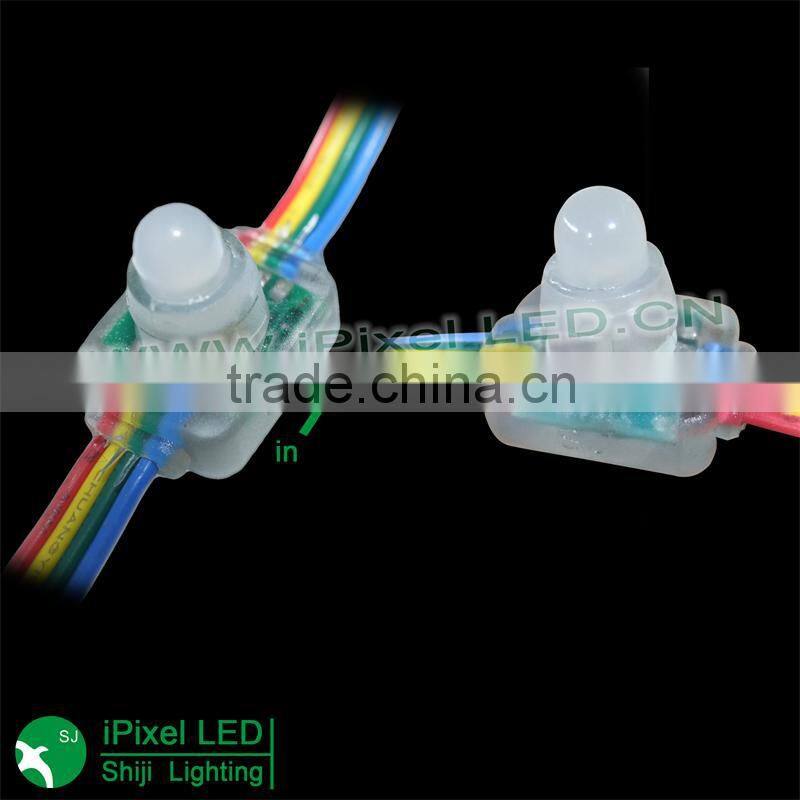 arduino ws2801 rgb mini 12mm diameter pixel led 50pcs sd controller