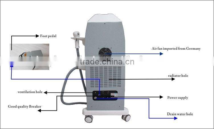 most popular depilation diode laser 808 diode hair removal