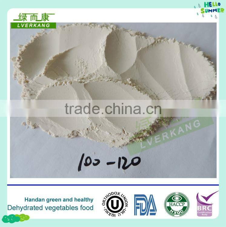 Milk white dried China natural dried garlic powder price from Yongnian, China