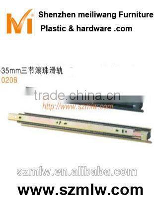 Fully extension type 35mm steel ball bearing fgv /mental drawer slide