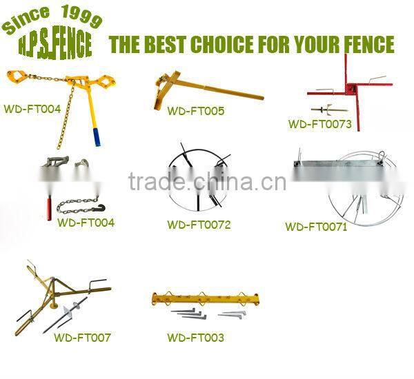Strong based wire spinner with adjustable brake for electric fence