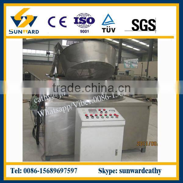 High quality fried pellet snacks fryer, food fryer line with best price