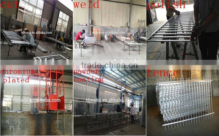 Australia hot sale gate designs with galvanize sheet / metal fence gate