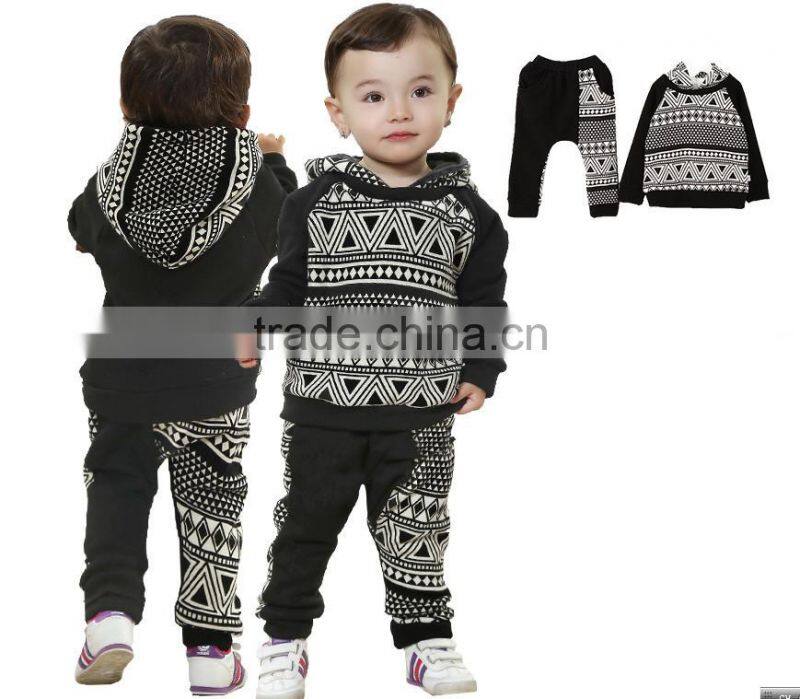 New Fashion Geometric Pattern Baby Boys Clothes