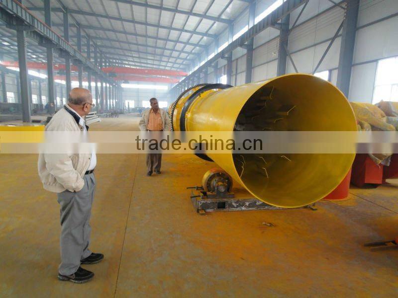 Rotary dryer for sand, coal, sawdust, soil, wood drying plant--
