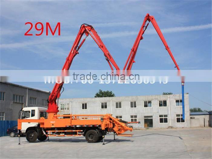 Concrete boom pump from china truck mounted pump 25m-35m