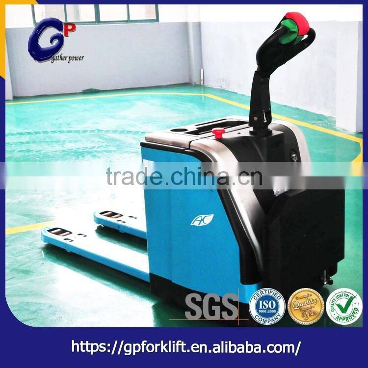 Professional factory supply stepless speed change high efficiency hand electric pallet truck