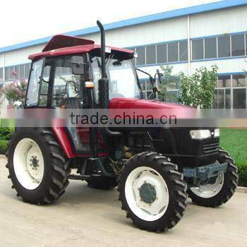 China 40hp farm wheel tractor with cab, 4X4WD