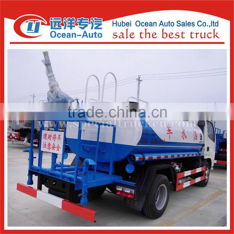 Dongfeng diesel fuel 4000liters small water delivery trucks for sale
