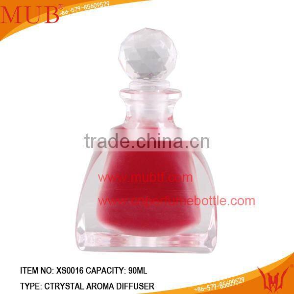 Hot selling Art Deco Custom Made Top Reed Diffuser Crystal Bottles