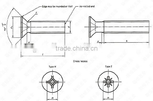 STAINLESS STEEL FLAT HEAD MACHINE SCREW