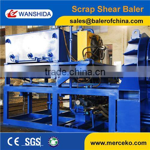Used car shear baler hydraulic scrap car body cutting and press machine (CE)