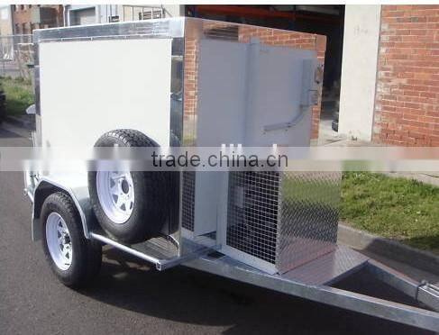 2015 hot-sale 2axles refrigerated van semi trailer/3 axles refrigerator freezer truck