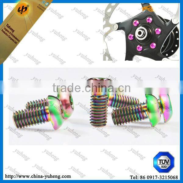 Custom size Titanium head bolt M5 for bike