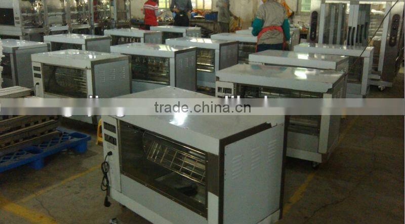 stainless steel electric chicken rotisserie