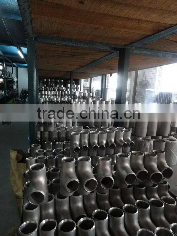 stainless steel butt welding pipe fitting/Reducing Tee