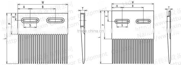 Finger Transfer Plates 3110 for Conveyor Belt