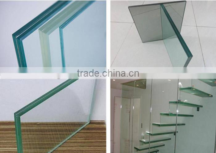 CE certificate size customized safety buliding laminated glass roof