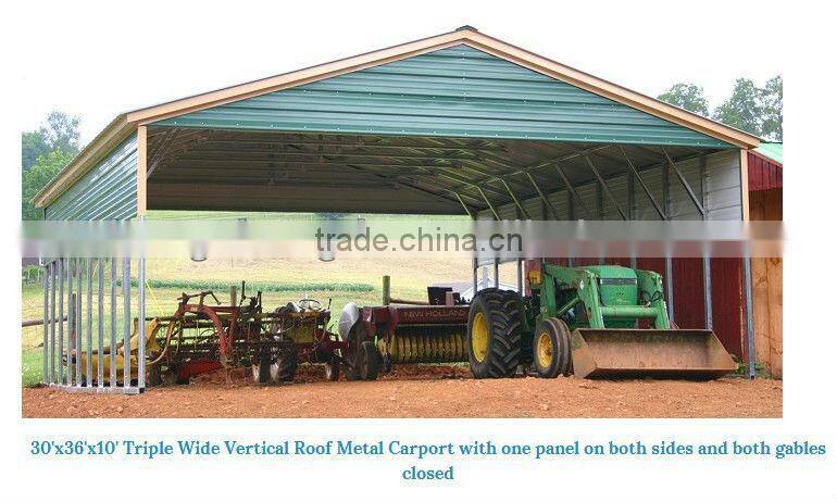Simple steel structure shed popular