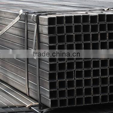 black hollow section welded 180*180mm square iron pipe