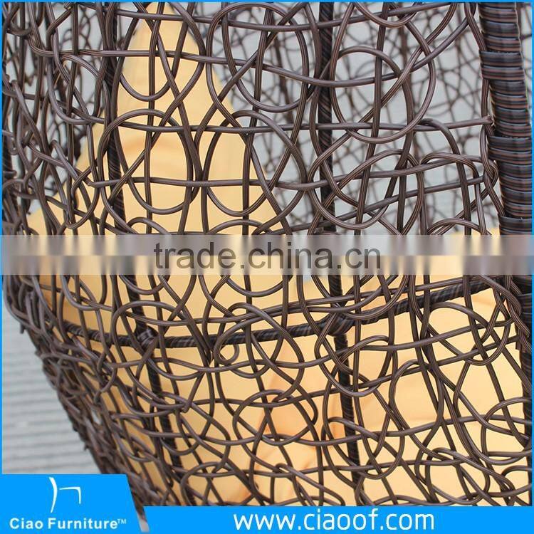 Commercial Cheap Patio Outdoor Rattan Hanging Egg Chair For Sale