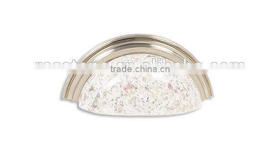 cup pull-PW-BN granite pull cup pull brushed nickel for kitchen and bathroom