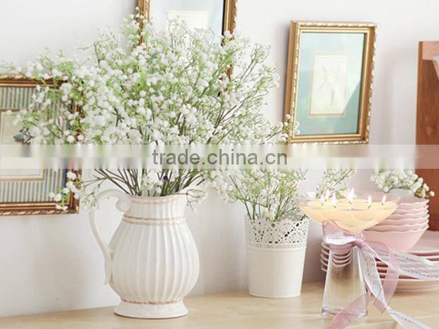 Modern home decoration realistic plastic artificial plant in decorative pots