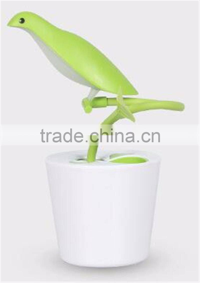 Simple Free Bird Lamp LED small table lamp bedroom bedside Foldable USB Rechargeable Lamps