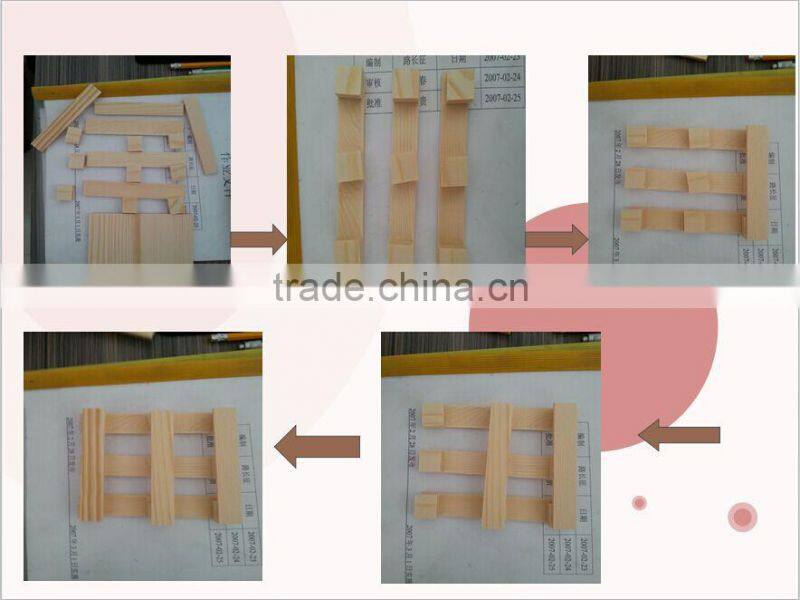 Wholesale custom wooden mobile phone holder pine wood phone rack