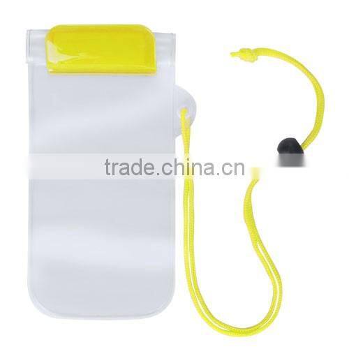 Waterproof beach purse with head string waterproof phone bag