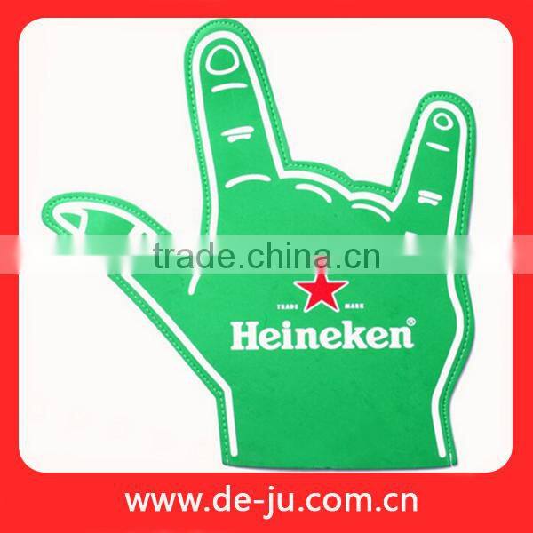 Yellow Black EVA Round Foam Football Hand