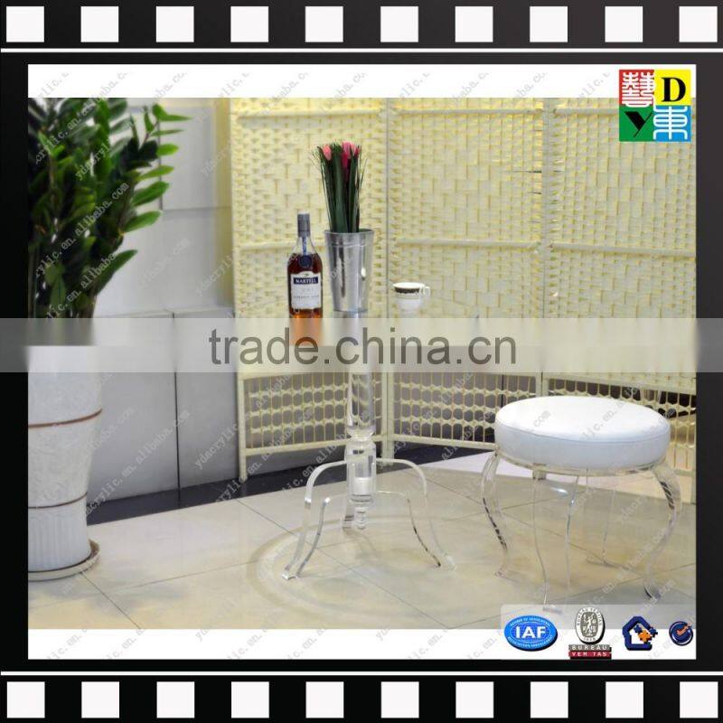 Cheap square acrylic dining table set transparent table setting chinese from china manufacturer