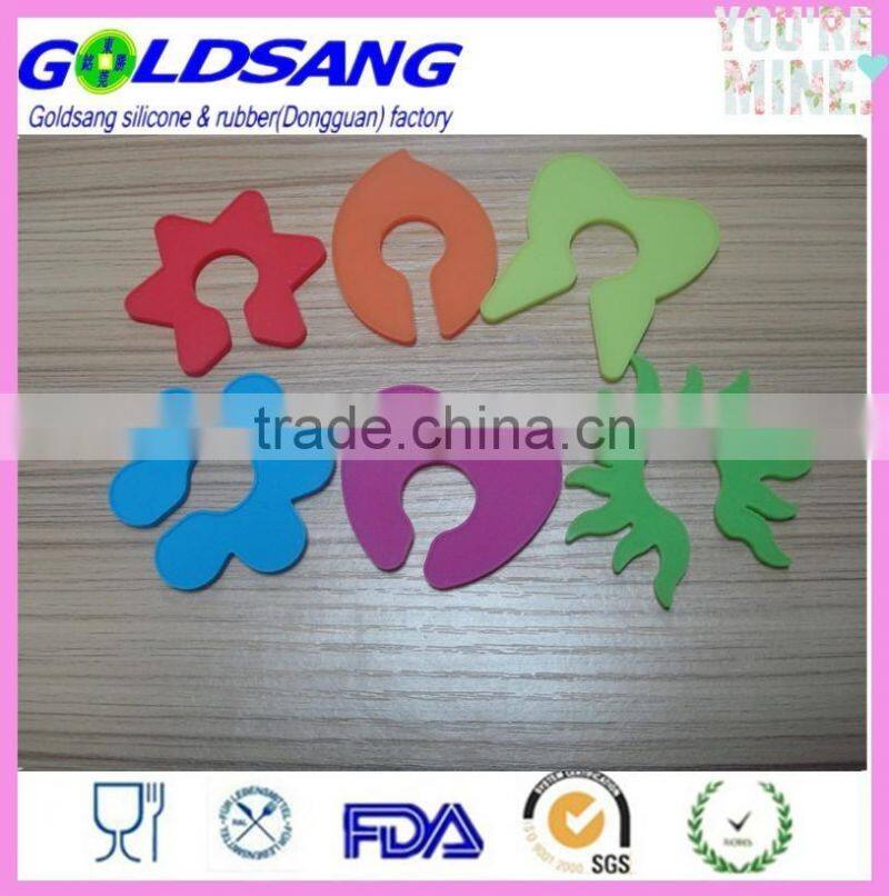 heart shape silicone wine glass markers