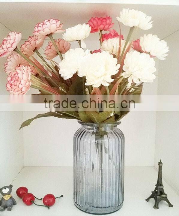 wedding decoration colored glass vase