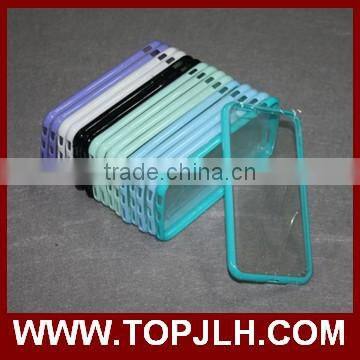 Mobile accessories 2 in 1 TPU bumper + Hard Plastic Acrylic back cover case for Samsung galaxy s7