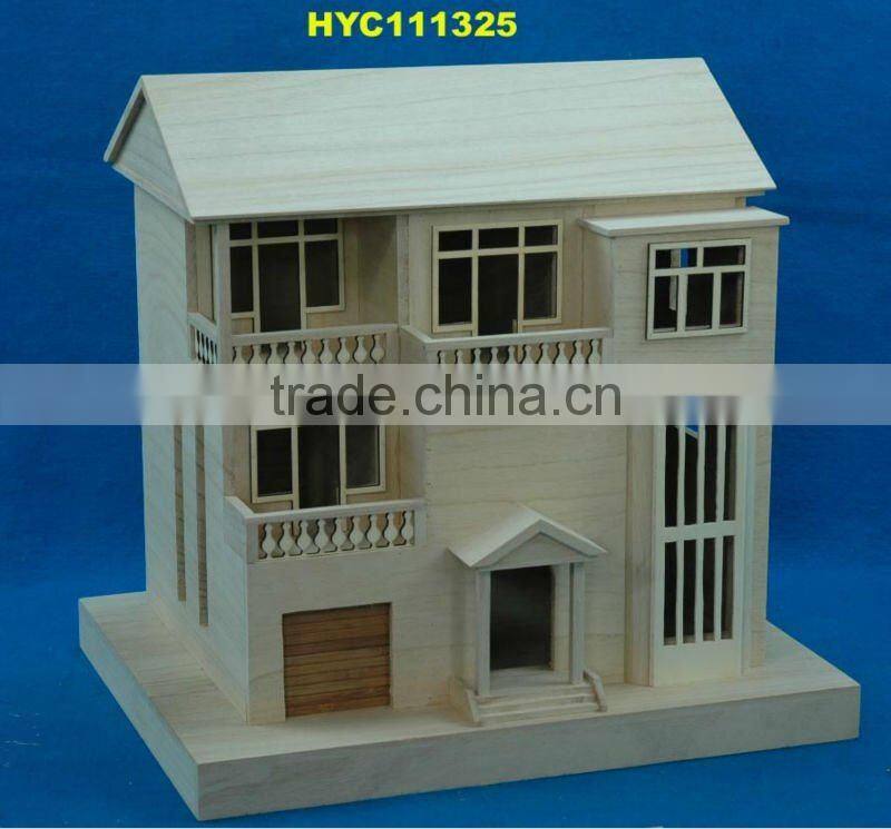 paulownia wood house, house case, craft toy