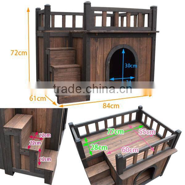 Wooden pet house
