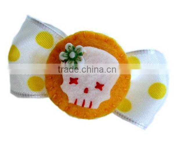 hot 2017 best selling new product decorative custom handmade fabric china supplier felt cheap korean hair claw clip wholesale