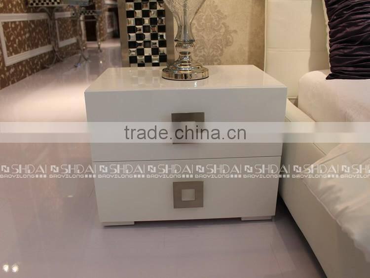 New! 6 Piece Queen Size White Modern Platform Bed Room Furniture Bedroom Set