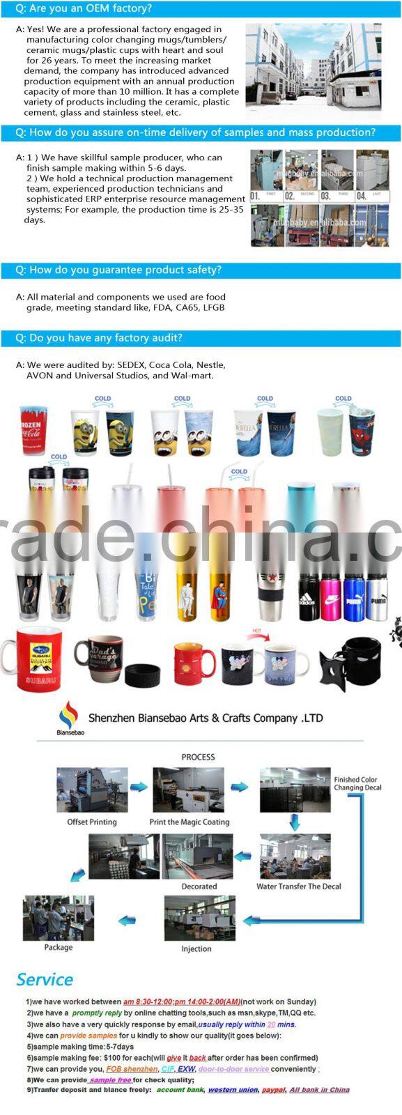 Cold Color Changing Drinking Water Sports Bottle