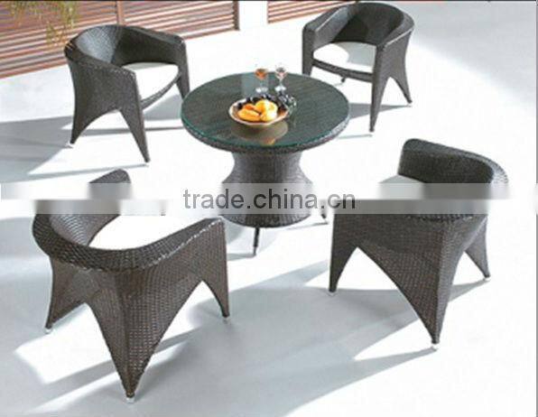 Outdoor leisure rattan table chair sets furniture of rattan(BF10-R54)