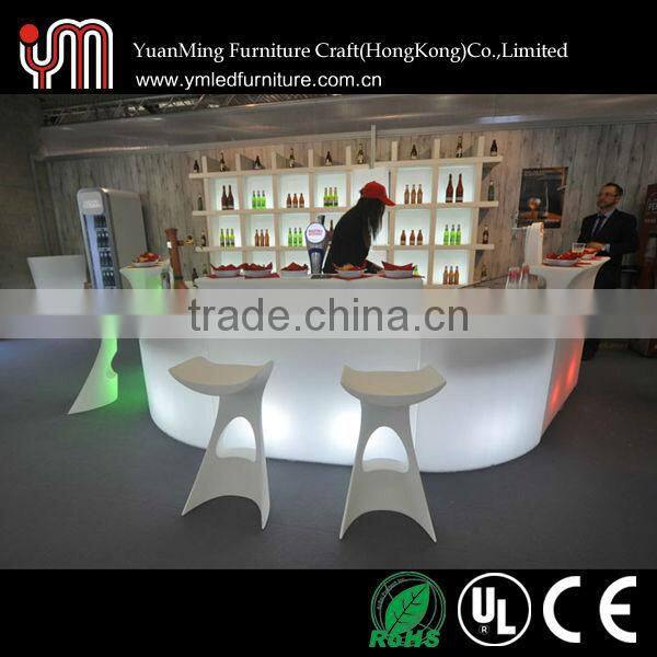 Remote Control RGB Led Plastic Bar Counter