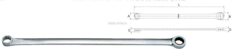 Extra Long Double Ring 72 Teeth Ratchet Wrench