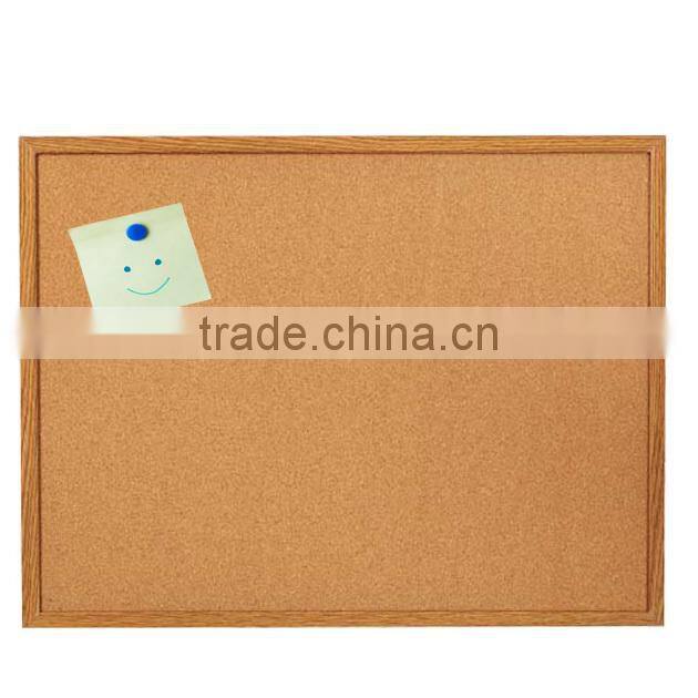 Standard cork memo board with MDF frame